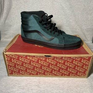 SK8-HI Vans (Metallic Emerald) Size 11.5